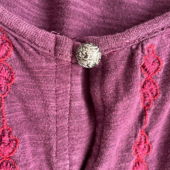 J.Jill Purple Long Sleeve Ladies Button Down Career Casual Top, M - Picture 6 of 6